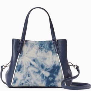 Kate Spade Jackson Denim Tye-Dye Medium Satchel
